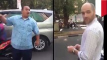Video viral supir Blue Bird marah-marah lebay ke bule - TomoNews