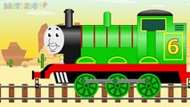 Rouge Entrainer contre vert Entrainer les trains dessin animé pour enfants