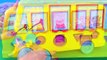 Peppa Pig George Susy Danny no Ônibus de Atividades – Brinquedos School Bus Toy Baby em Po