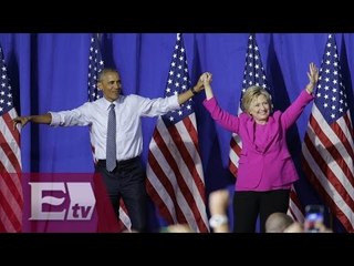 Obama apoya en campaña a Hillary Clinton / Ricardo Salas
