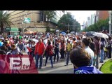 Marchas y bloqueos en la CDMX en apoyo a maestros de la CNTE/ Ingrid Barrera