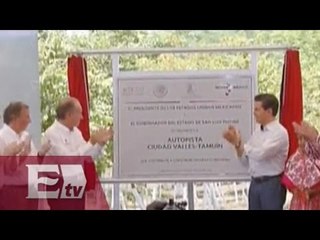 EPN dice que la construcción de autopistas impulsa el desarrollo / Martín Espinosa