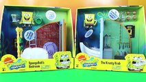 Attaque Méga petit pâté Bob léponge pantalons carrés jouets avec Bloks krusty krab playset krabby launche