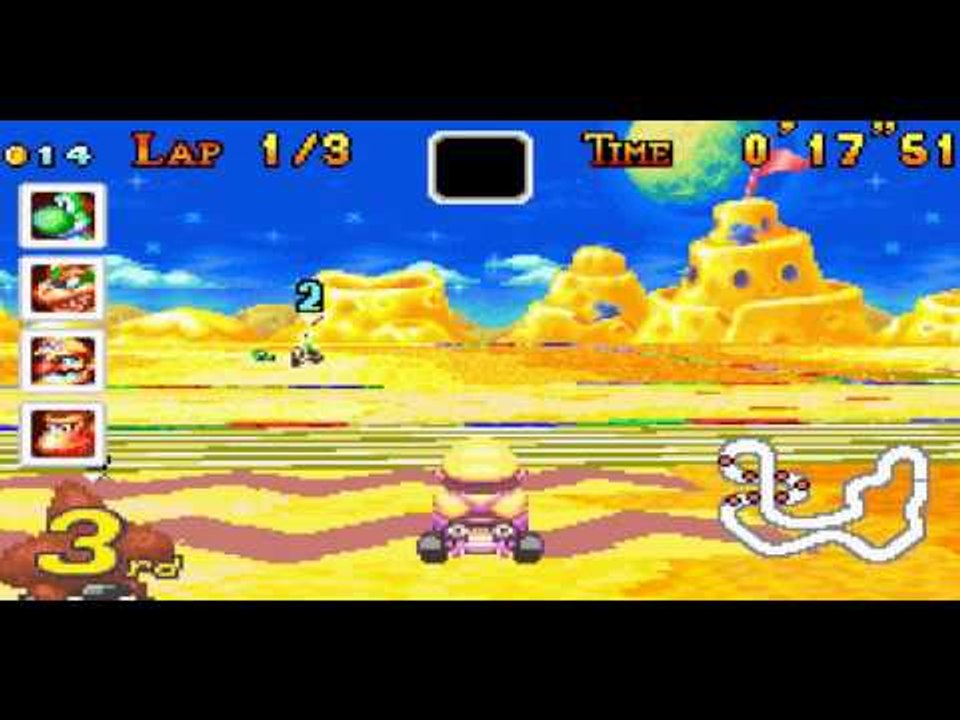 Flower Cup 150cc (Mario Kart Super Circuit) Wario