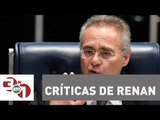 Presidente Michel Temer rebate críticas do senador Renan Calheiros