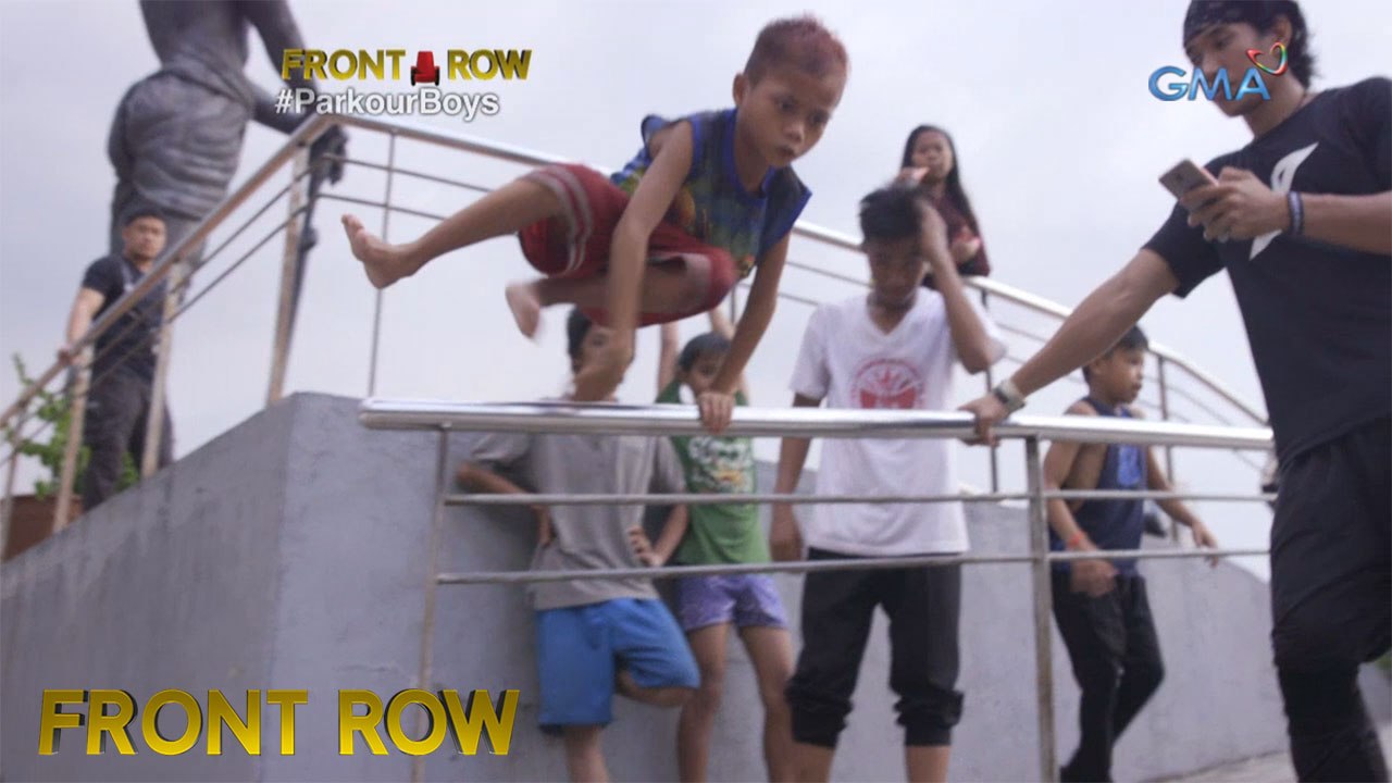 Front Row: Binata, nagtuturo ng Parkour sa mga street children sa Luneta