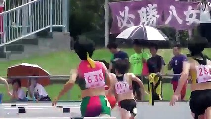 高校女子 400ｍH　美しきアスリート達②　 年6月17日　high school gi