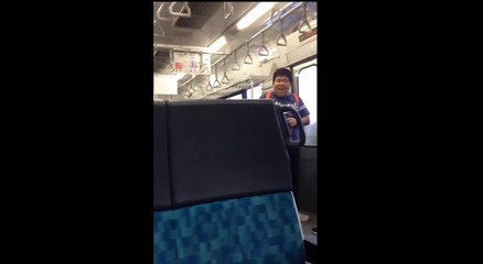 【池沼】電車で奇声をあげているキチガイ見つけた【ガイジ】