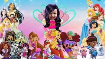 Enfants pour poney avec une collection de chansons des doigts de la famille Mlle Keti Sharlotta zemlyanichka princesse mo