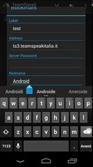 Androide paraca el Teamspeak 3 |