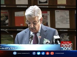 Khawaja Asif Speech On Indus River Treaty Seminar
