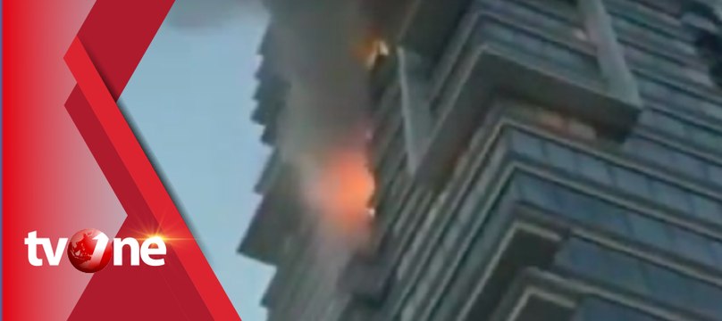 Korsleting Listrik, Apartemen di Kuningan Jakarta Selatan Terbakar