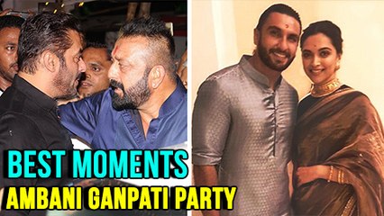 Stars At Mukesh Ambai Ganpati Celebration - INTERESTING MOMENTS | Highlights