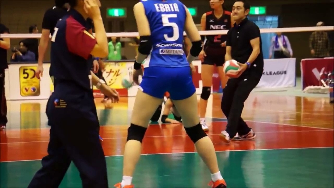 ❤️ スロー撮影 ❤️女子バレーヤバイよ動画 江畑幸子&狩野舞子 美人で美尻なふたり