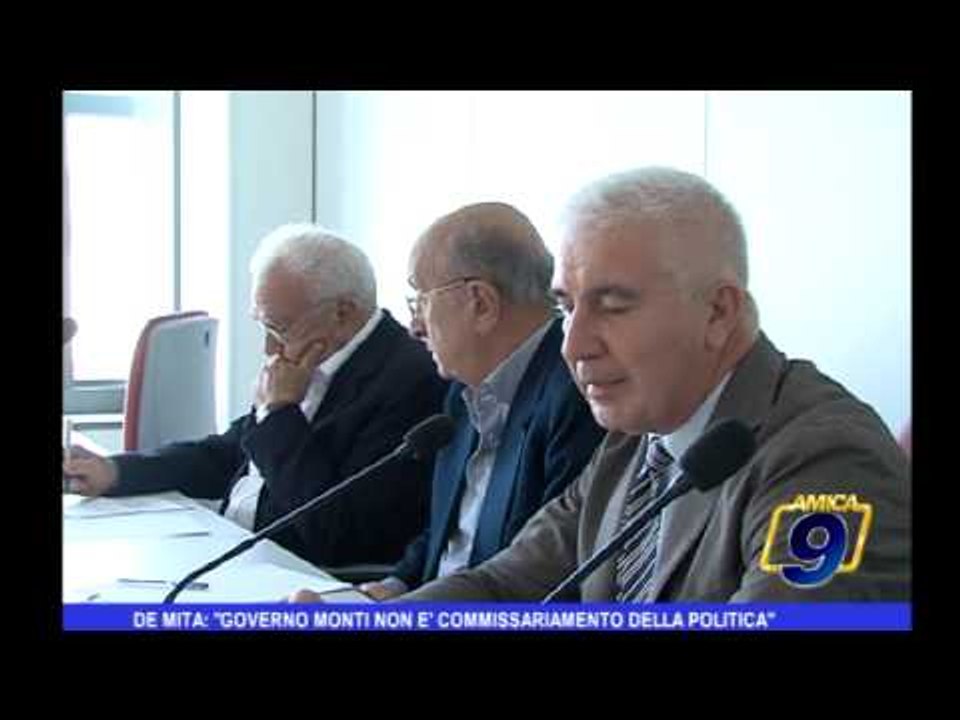 De Mita:"Governo Monti è commissariamento della politica"