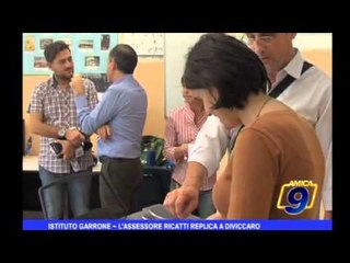 Barletta | Istituto Garrone, l'assessore Ricatti replica a Diviccaro