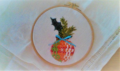 Esfera navideña III  (parte 1ª de 3)