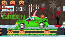 Haunted House Learn Colors 3D | Toddlers Scary Monster Truck | Learn Color Street Vehicles