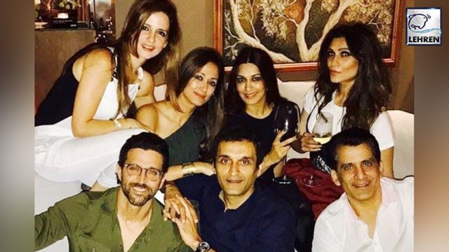 Hrithik Roshan & Sussanne Khan PARTY TOGETHER