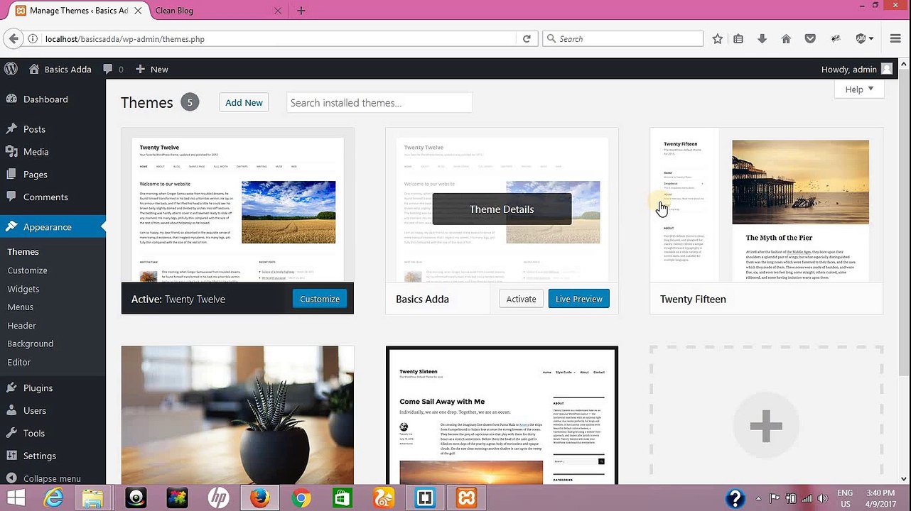 HTML to wordpress theme customization in Hindi/Urdu [Part 4]