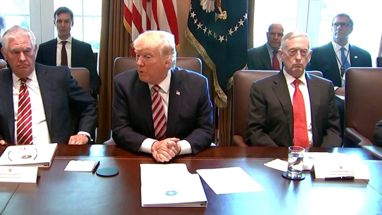 Trump era: Signs of a divided cabinet in a divi...