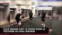 Zinedine Zidane : Son fils Luca fait le show dans le vestiaire du Real Madrid (Vidéo)