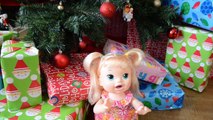 Vivo bebé el Delaware por hacer Navidad a instancia de parte Mi muñeca ganando regalos de Navidad papá 7