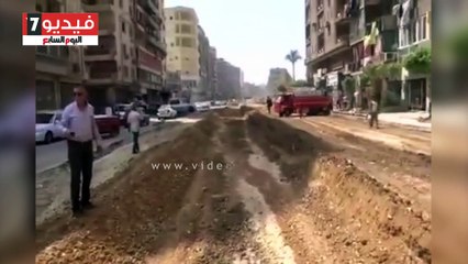 رئيس حى حدائق القبة يتفقد أعمال رفع كفاءة المرافق بالمنطقة