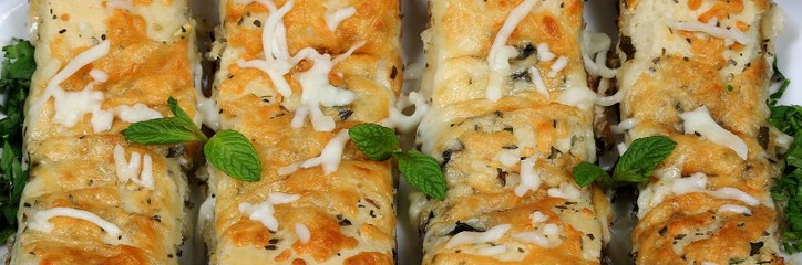 طريقة عمل خبز الثوم والجبنة بالفيديو