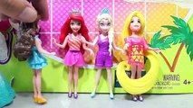 Disney Princess Magiclip Doll Polly Pocket Dress up ♥ Elsa Anna Belle Rapunzel Cinderella