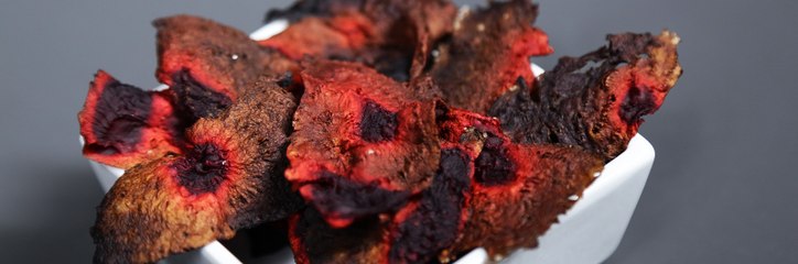 خطوات سهلة  لعمل رقائق الشمندر