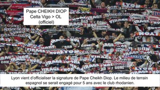 JT du Mercato (29/08/17) : Cheikh Diop à Lyon, Carvalho vers Monaco, Origi vers Marseille...