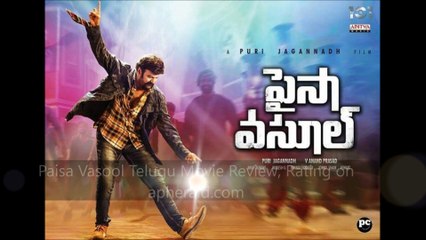 Paisa Vasool Telugu Movie Review, Rating ON apherald.com