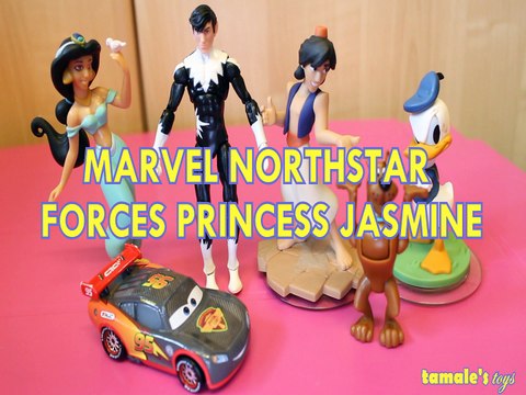 MARVEL NORTHSTAR FORCES PRINCESS JASMINE LIGHTENING MCQUEEN SCOOBY DOO DONALD DUCK ALADDIN DISNEY Toys BABY Videos, PIX