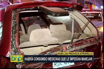 Rubí Loo habría consumido medicinas que le impedían manejar