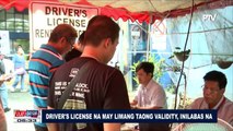 Driver's license na may limang taong validity, inilabas na
