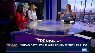 TRENDING | i24NEWS catches up with Conan O'Brien in J'lem | Tuesday, August 29th 2017