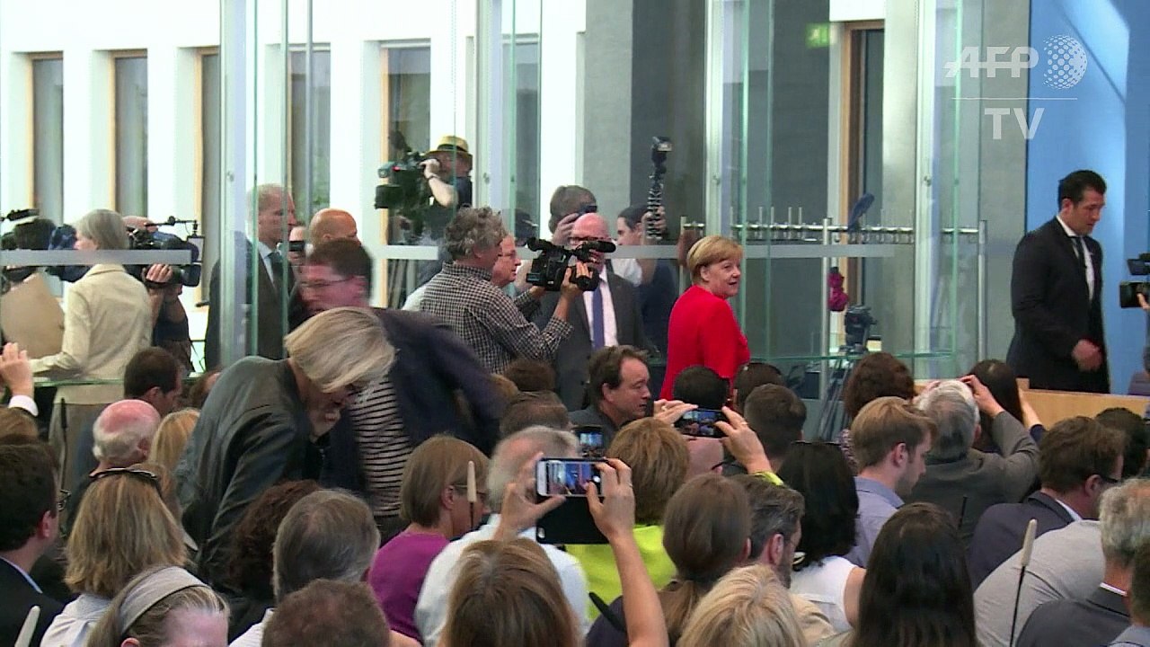 Merkel: Flüchtlingspolitik 2015 war 'wichtig und richtig'