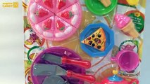 Velcro Toys Velcro Fruits and Vegetables Pizza Toy Cutting Kitchen Playset for Children ki