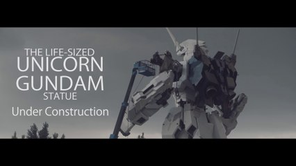 UNICORN GUNDAM LIFE SIZE STATUE Under Construction