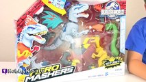 Jurassic World Dinosaur Mosasaurus   T-Rex Battle! Toy Eats Man Box Open, Review HobbyKids