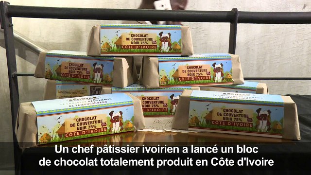 Un chef lance le premier bloc de chocolat made in Côte d'Ivoire