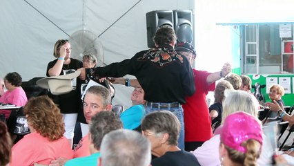 Bill Rinehart sings 'Fever' Entertainment Tent Elvis Week 2017