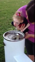 Parched Zombie Pauses For A Drink Before Continuing To Slaughter