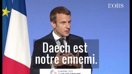 Download Video: La vision guerrière et militaire d'Emmanuel Macron en politique étrangère