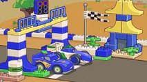 Coches dibujos animados para Juegos relámpago carrera Mcqueen vs francesco bernoulli final lego disney