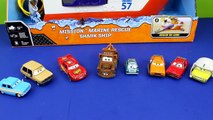 Matchbox Mission Marine Rescue Shark Ship with Disney Cars Lightning McQueen Mater Lemons