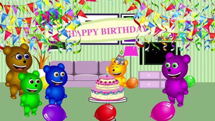 Mega Gummy Bear On The Swing Playground Fighting Funny Cartoon Finger Family Nursery Rhyme