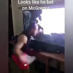 McGregor Fan Punches The Hell Out Of A Television Set