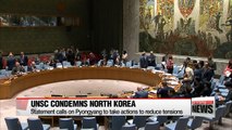UN Security Council condemns 'outrageous'  North Korea missile test